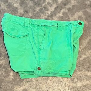 Women’s Green Casual Shorts